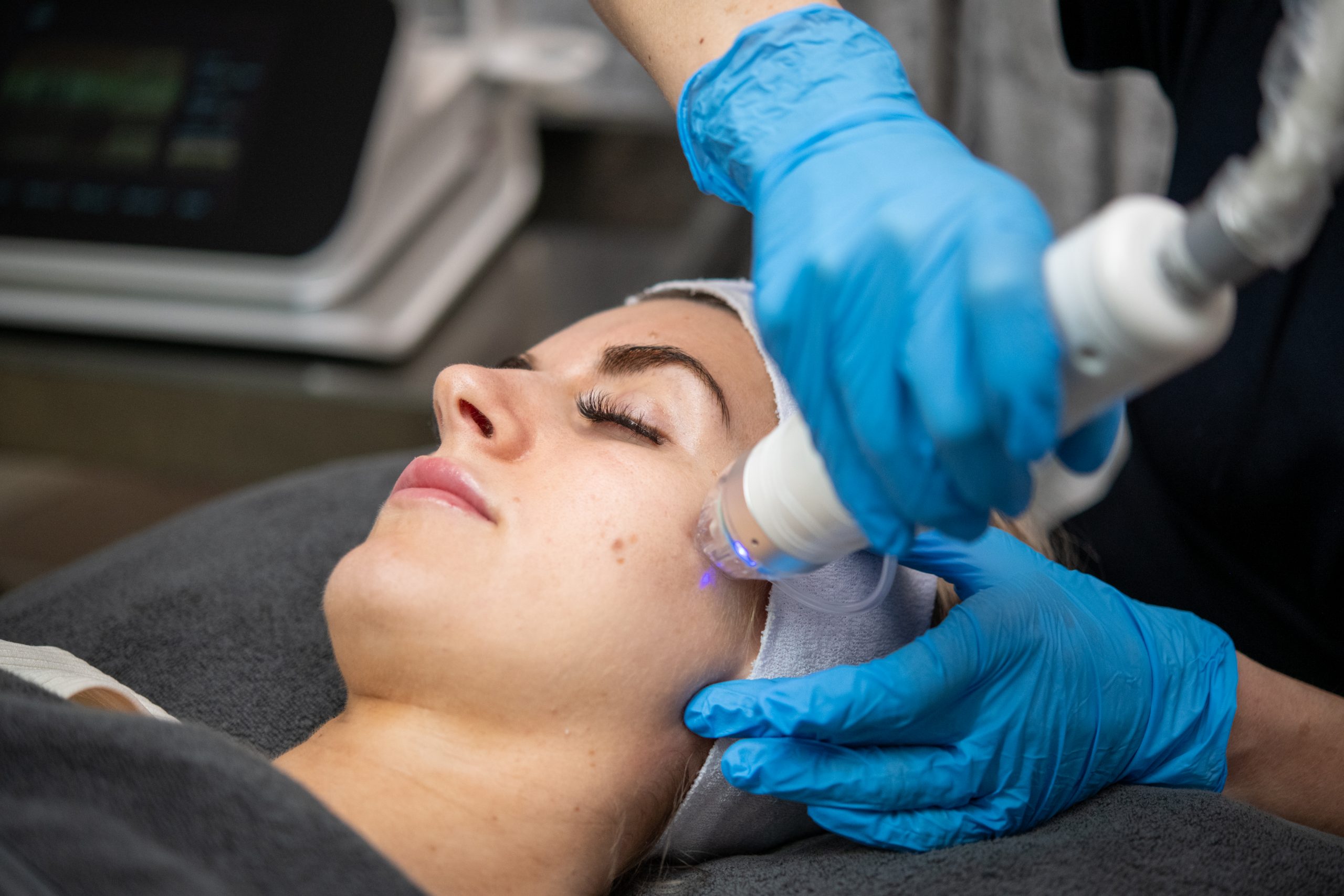 Skincare clinic facial treatment environment at Bamboo Boutique Edinburgh