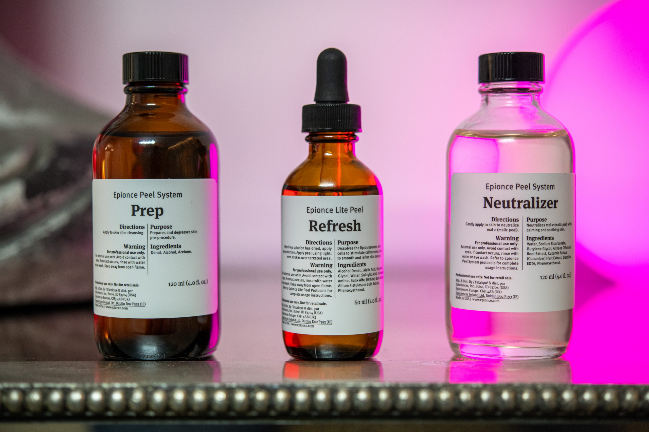 Professional facial treatment being performed at Bamboo Boutique